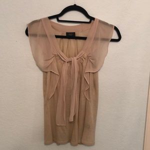 Anthropologie Deletta Tan Top